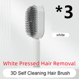 Self-Cleaning Hair Brush for Women – Anti-Static Scalp Care Tool