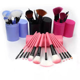 12pcs Makeup Brush Set – Blush & Eyeshadow Makeup Tools