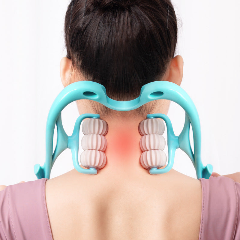 Six-Wheel Neck Massager Roller