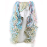Colorful Long Curly Wigs – Vibrant Hair Style