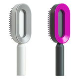 Self Cleaning Hair Brush – Anti-Static One-Key Cleaning Scalp