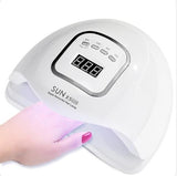 80W Nail Phototherapy Machine Set – LED Nail Dryer Lamp