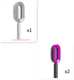 Self-Cleaning Hair Brush for Women – Anti-Static Scalp Care Tool