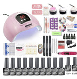 80W Nail Phototherapy Machine Set – LED Nail Dryer Lamp
