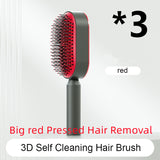 Self-Cleaning Hair Brush for Women – Anti-Static Scalp Care Tool