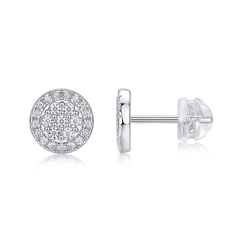 Moissanite Earrings Set – Elegant S925 Silver Design