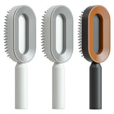 Self Cleaning Hair Brush – Anti-Static One-Key Cleaning Scalp