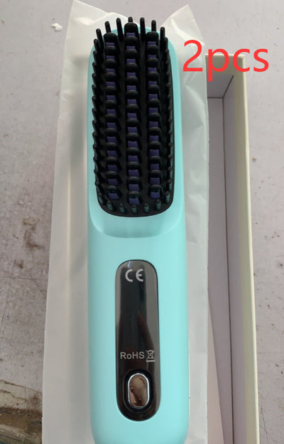 Wireless Hair Straightener Brush