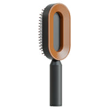 Self-Cleaning Hair Brush for Women – Anti-Static Scalp Care Tool
