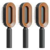 Self Cleaning Hair Brush – Anti-Static One-Key Cleaning Scalp
