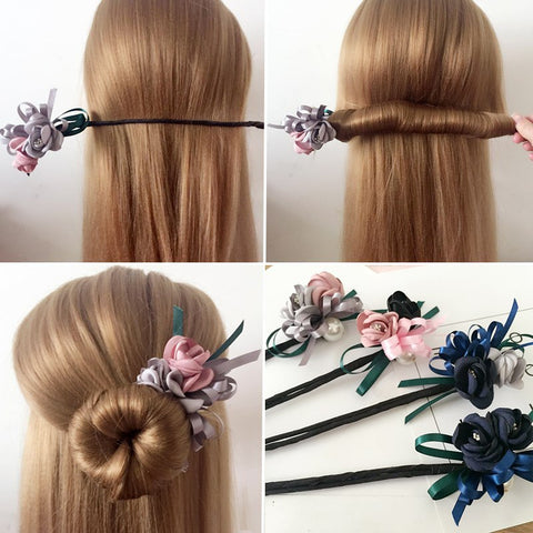 Flower Hair Plate – Elegant Floral Hair Accessory