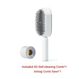 Self Cleaning Hair Brush – Anti-Static One-Key Cleaning Scalp