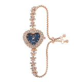 Diamond Love Women's Watch– Elegant Flower Chain Diamond-Embedded Design