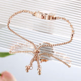 Diamond Love Women's Watch – Elegant Flower Chain Diamond-Embedded Design