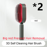 Self Cleaning Hair Brush – Anti-Static One-Key Cleaning Scalp