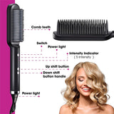 2 In 1 Hair Straightener – Hot Comb & Negative Ion