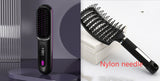Wireless Hair Straightener Brush – Portable Heat Styling Tool