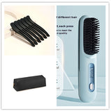 Wireless Hair Straightener Brush – Portable Heat Styling Tool