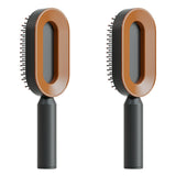 Self Cleaning Hair Brush – Anti-Static One-Key Cleaning Scalp