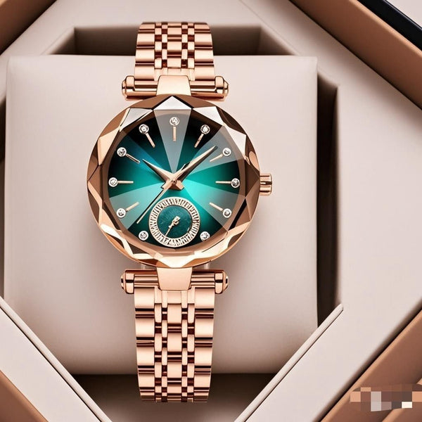 Quartz Watch – Elegant Diamond Women’s Timepiece