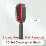 Self-Cleaning Hair Brush for Women – Anti-Static Scalp Care Tool