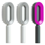 Self-Cleaning Hair Brush for Women – Anti-Static Scalp Care Tool