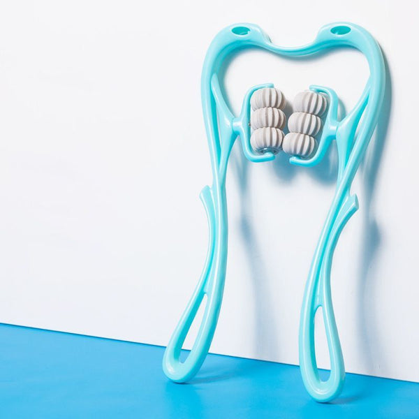 Six-Wheel Neck Massager Roller – Relax & Relieve Muscle Tension