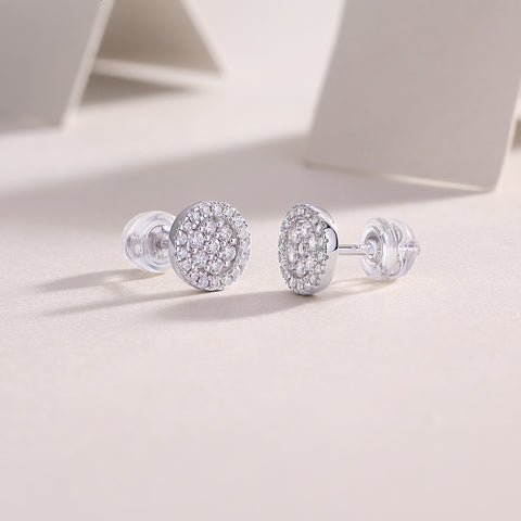 Moissanite Earrings Set – Elegant S925 Silver Design