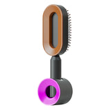 Self-Cleaning Hair Brush for Women – Anti-Static Scalp Care Tool
