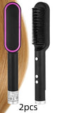 2 In 1 Hair Straightener – Hot Comb & Negative Ion